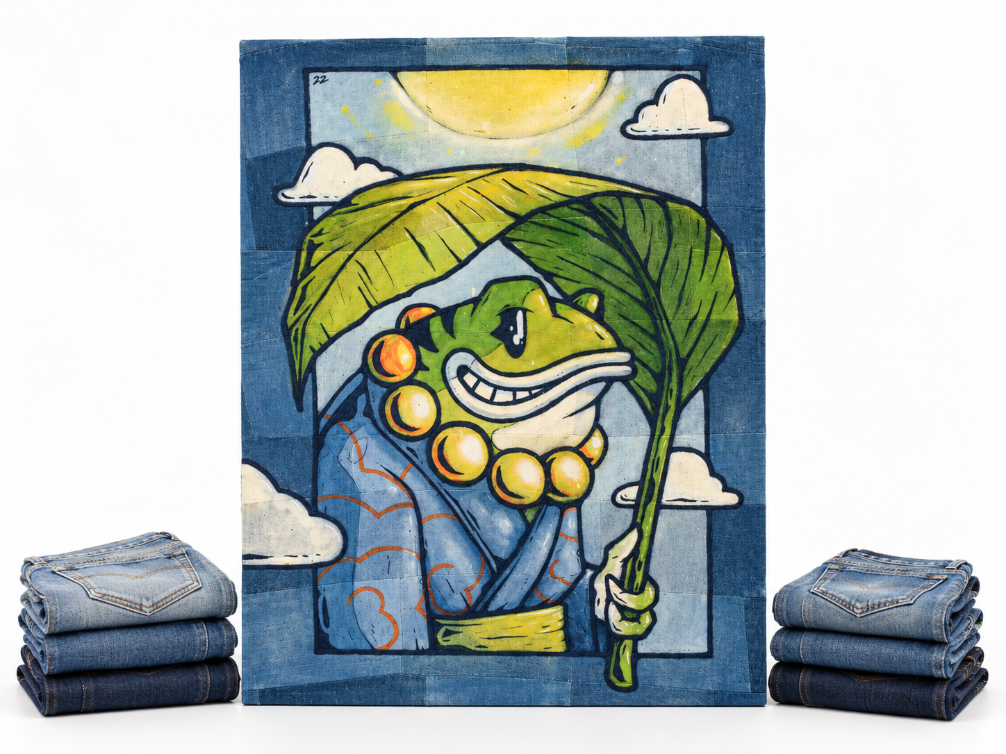 Edo Frog, par Kekli x UNIQLO Le Marais