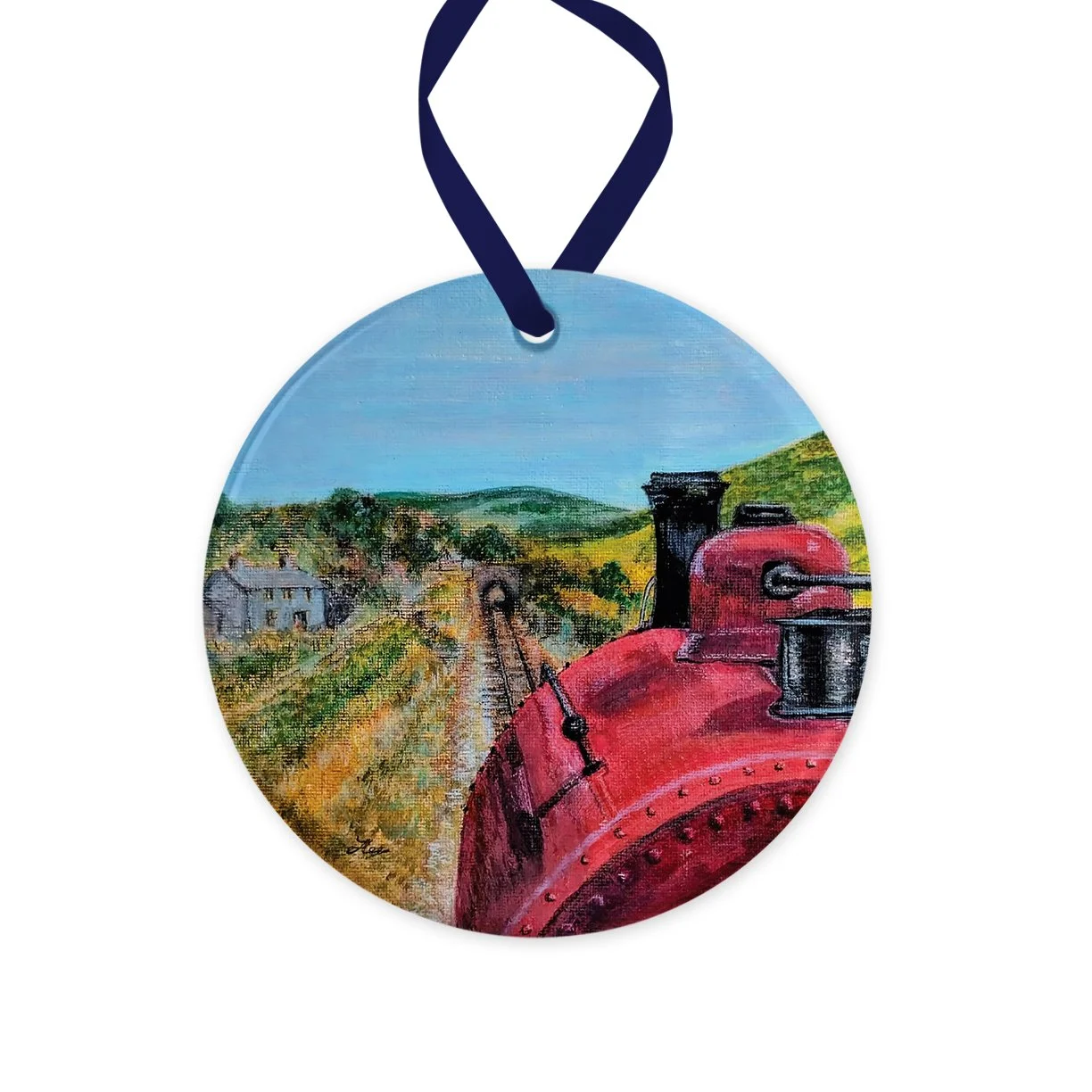 Ceramic Hanging Decoration - Through the Spectacle Plate 2