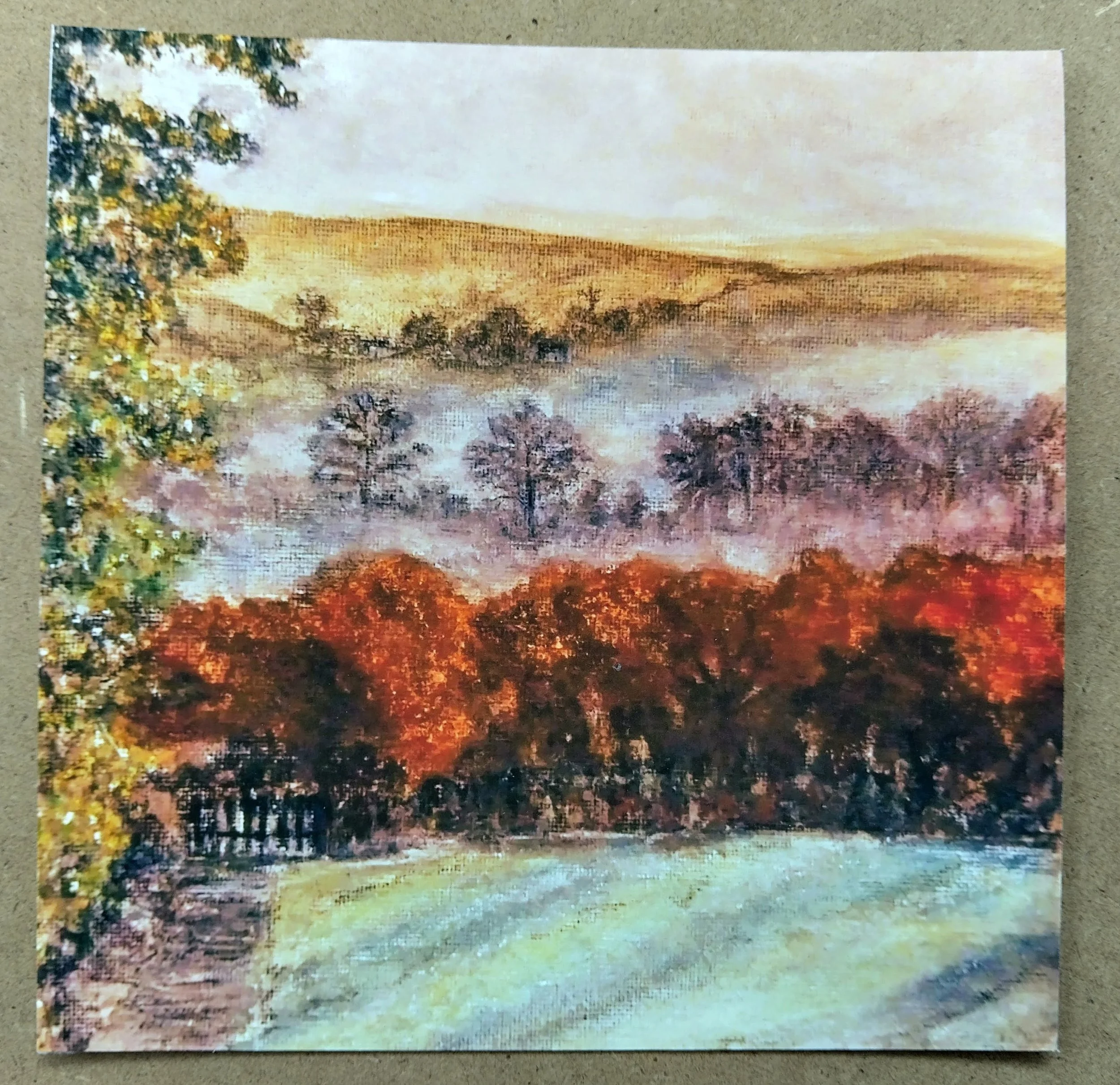 Mist In The Valley - Mini Print
