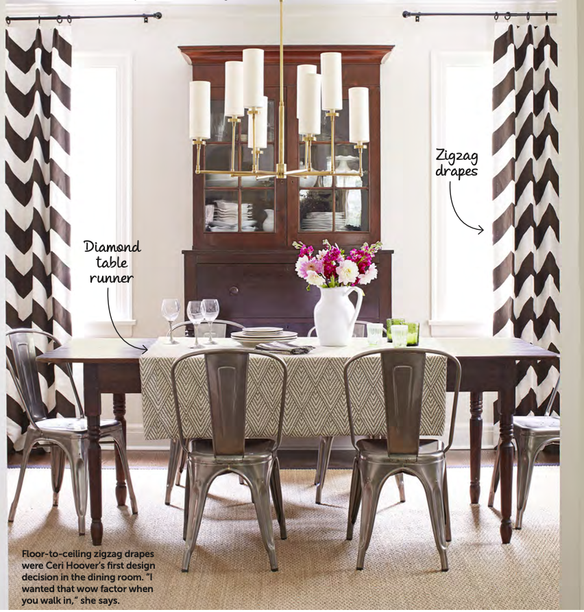HGTV MAGAZINE: Play With a Little Pattern 
