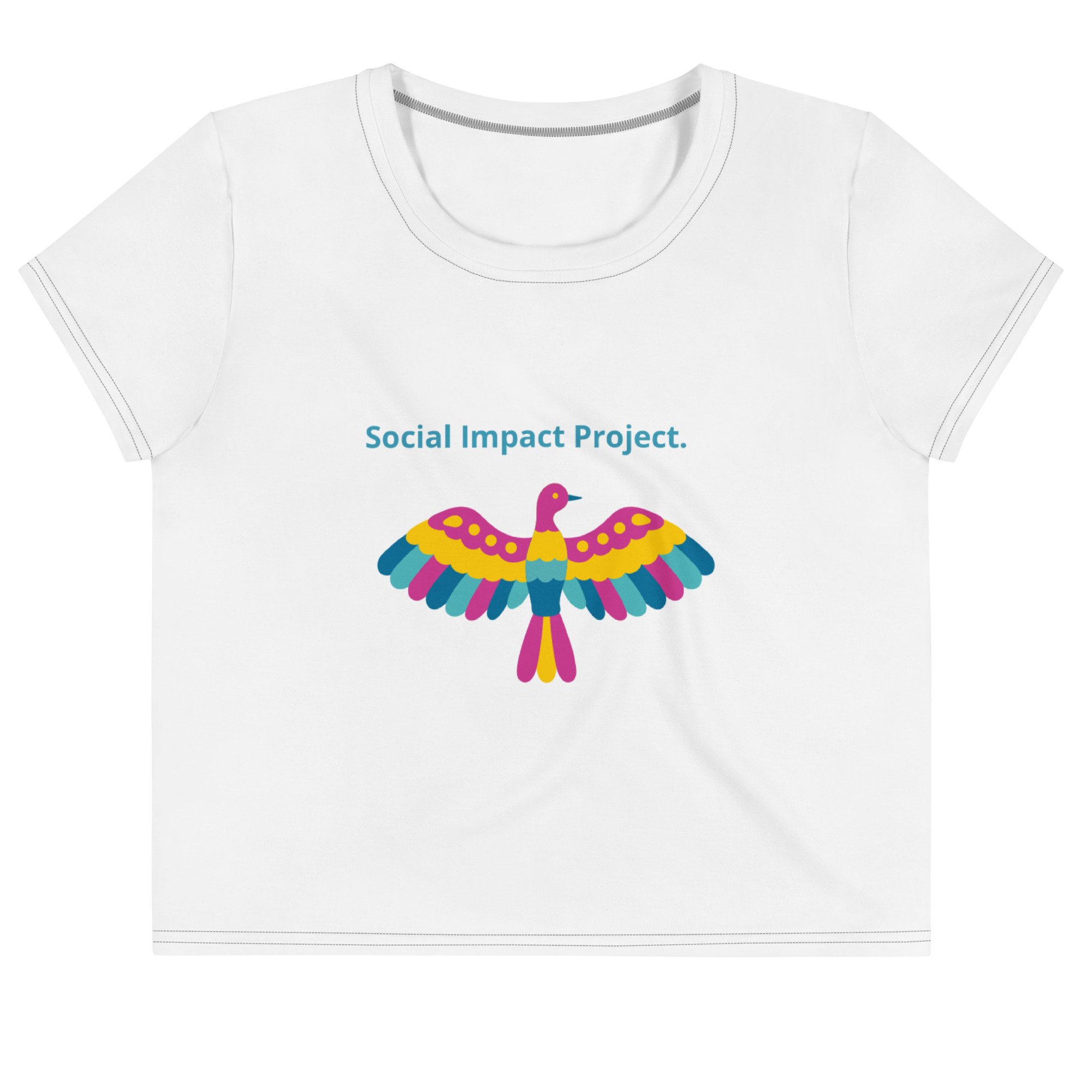 All-Over Print Crop Tee