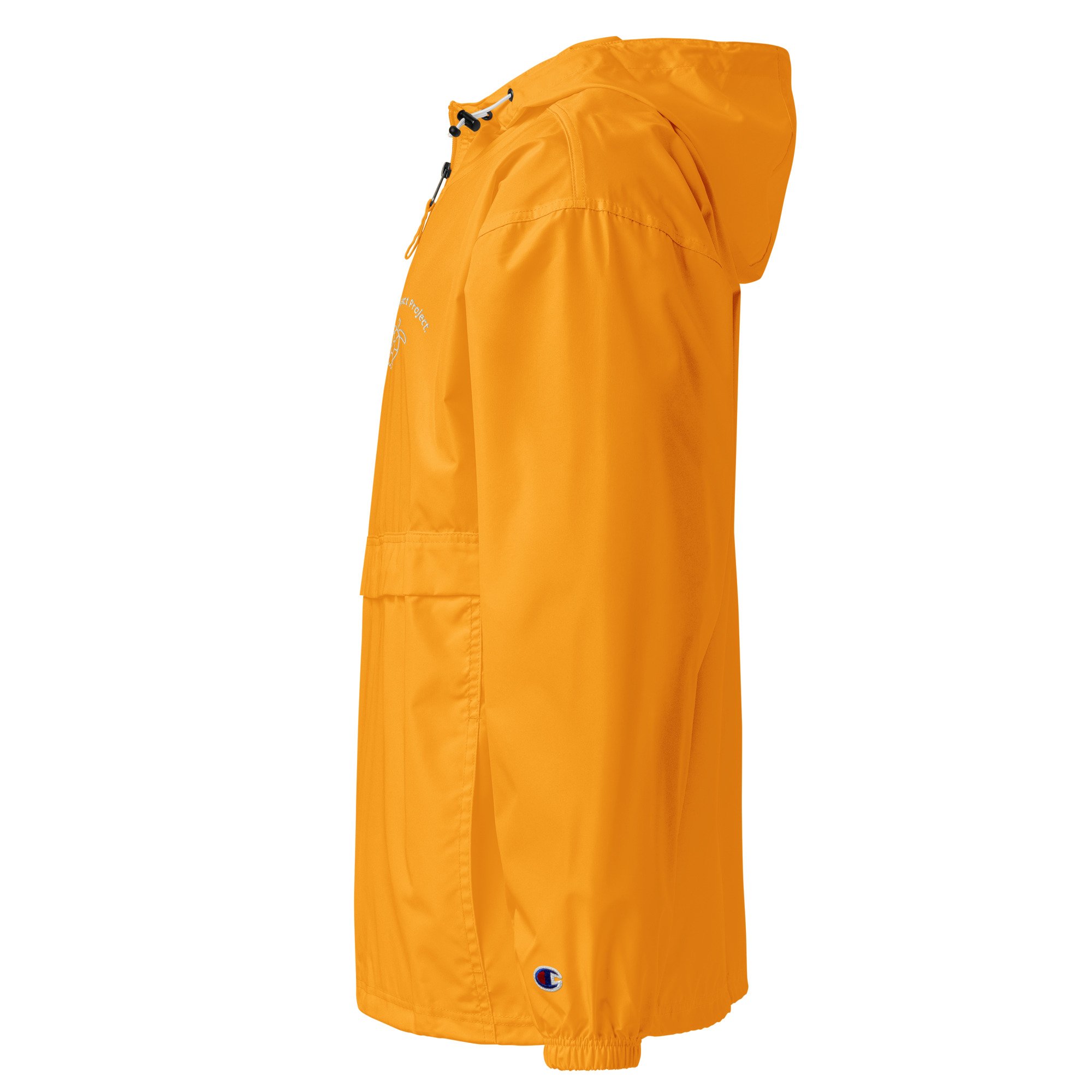 unisex-champion-packable-anorak-gold-left-6a7794830cf82.jpg