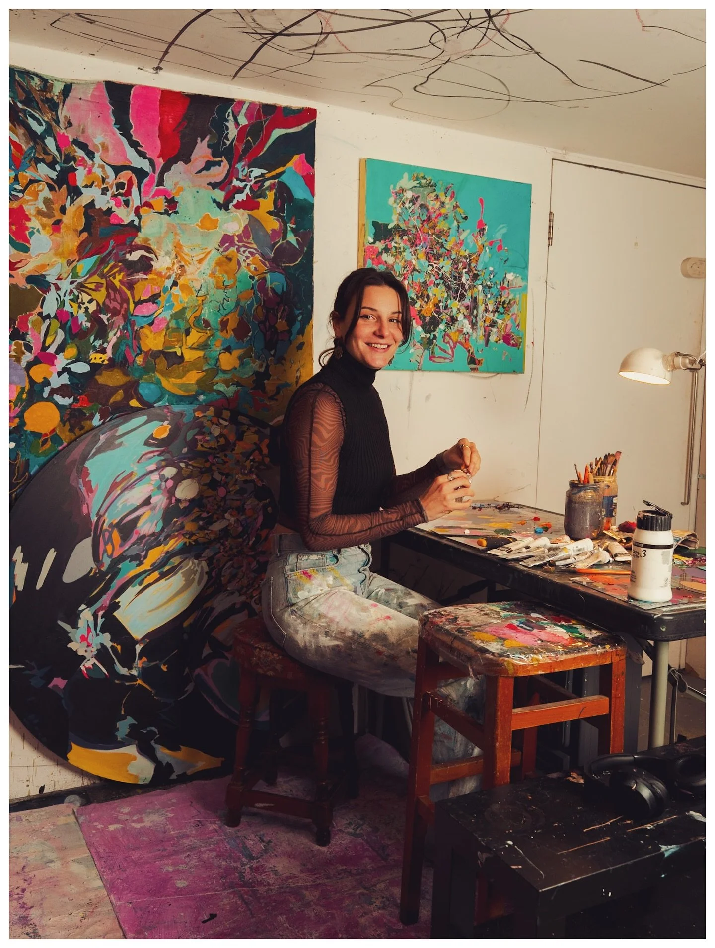 &ldquo;Antonia&rdquo; &ndash; The Passion Project 

I had the honour of photographing the incredible @worksinprogressss inside her studio. Antonia is a phenomenal artist whose love for colour spills not only into her work but into the world arround h