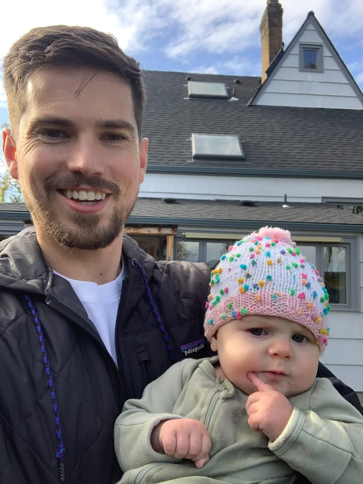 Time flies.
This was me and a skeptical looking baby Goldie when we first got the keys to our home in historic Snohomish. She&rsquo;s grown up here and now has a baby brother too. 

We love this town.

#snohomish #smalltown #wastate #pnw #mayor #elec
