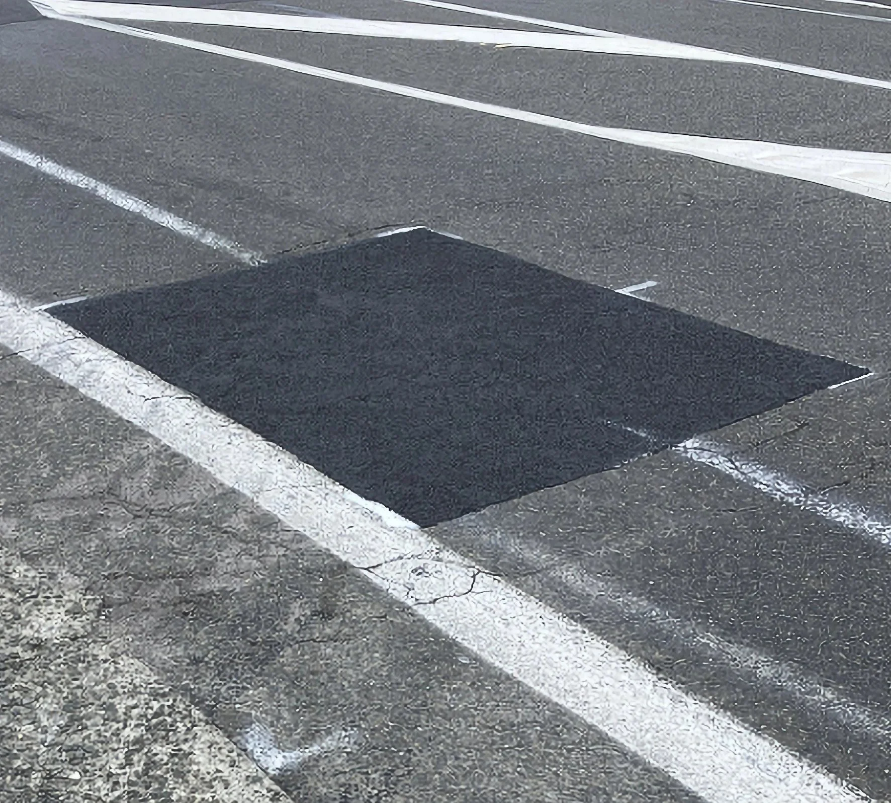 BRP Road Patch repair to exit point from gas station
