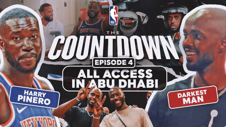 Harry Pinero & Darkestman NBA Abu Dhabi Basketball Final