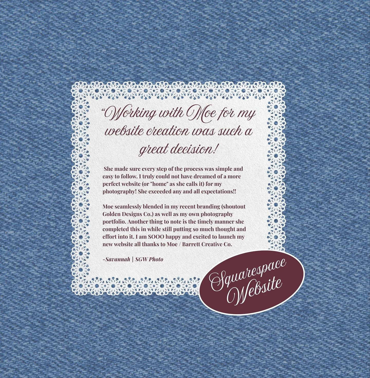 Why I do what I do 💌

As I plan out the rest of 2025 and prepare for what&rsquo;s ahead, I can&rsquo;t help but feel so grateful for every incredible client who&rsquo;s trusted me with their brand and creative vision. Your trust and collaboration ar