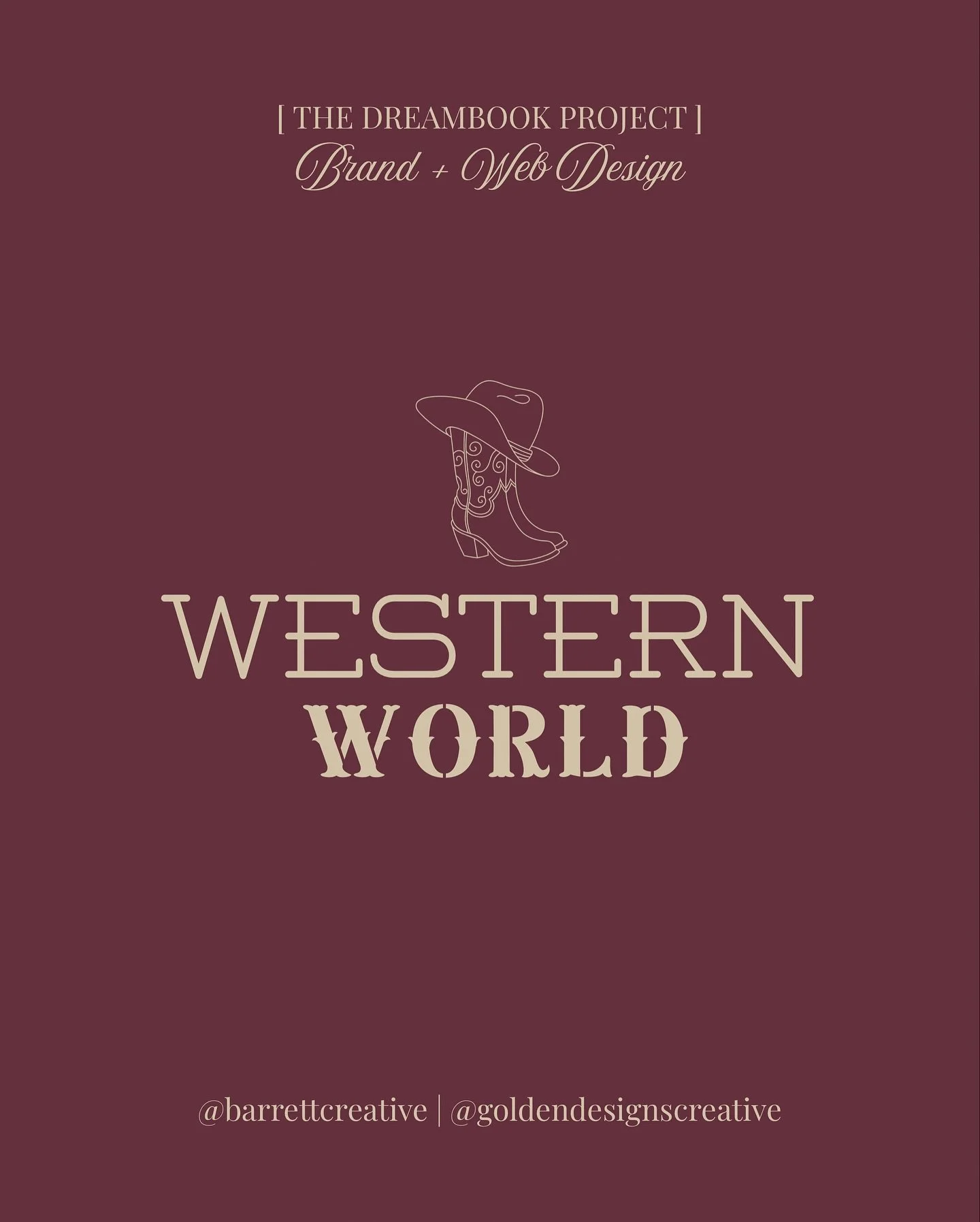 Introducing&hellip;The Dreamwork: A signature collection of passion projects.

First up is Western World, an aesthetic i&rsquo;ve loved ever since I was a little girl. Swipe for more details ⟶

Behind The Dreamwork: 
I&rsquo;ve always been drawn to t