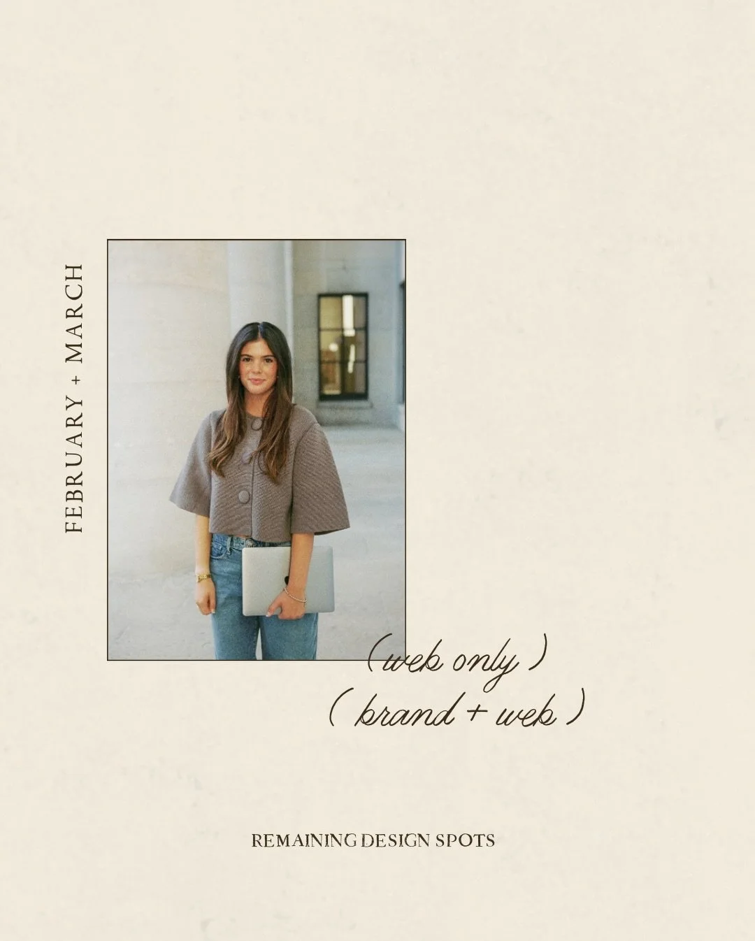 Nothing says kicking off the new year quite like a fresh website or a full brand identity refresh.

I have just 2 web-only spots left for February start dates, plus 4 brand + web spots opening in March 💌