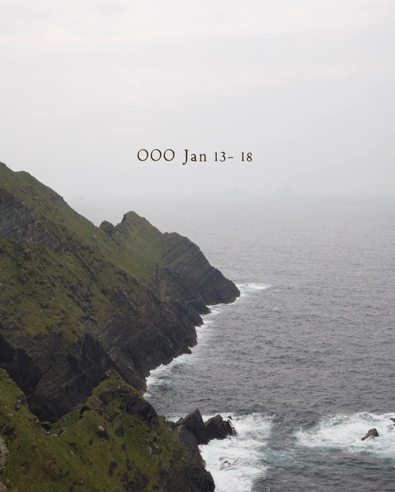 Heading OOO to enjoy some vacation time with the family in Ireland 💌