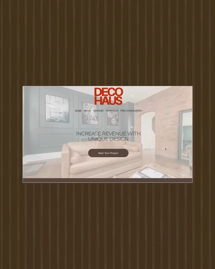 website launch // @decohausinteriors 

There&rsquo;s something extra special about working with small businesses at the very beginning, when a website truly kickstarts their next chapter. I had the absolute joy of partnering with Ireland at DecoHaus 