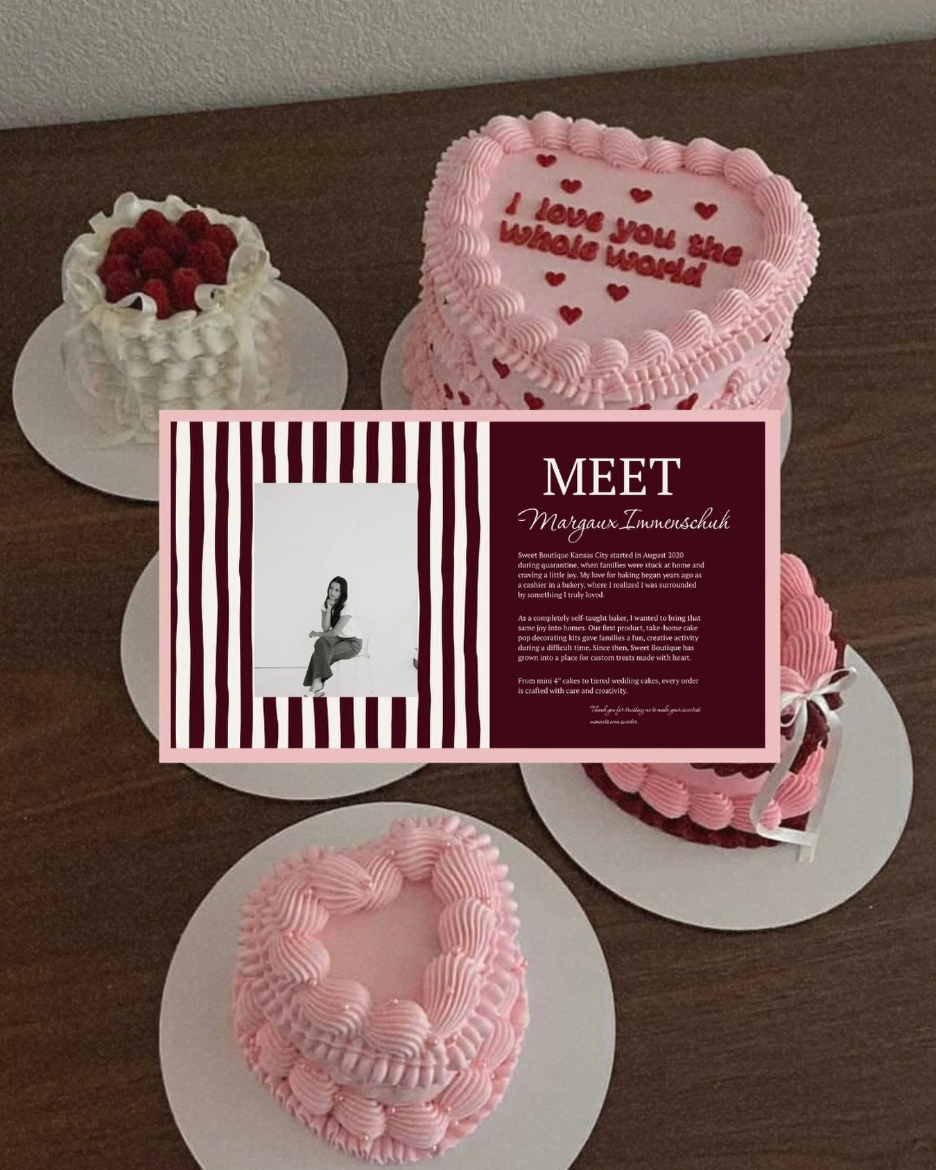 Happy love day 💌
 
@sweetboutiquekc with all the sweetest (and cutest) valentine&rsquo;s day goodies 🧁🎂❤️💌 &amp; another little peak of her cutie website!