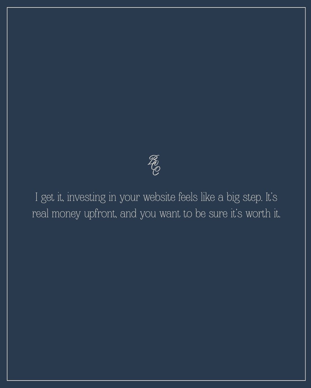 a little motivation if you&rsquo;ve been needing a reason to kick start a new website for your brand 💌