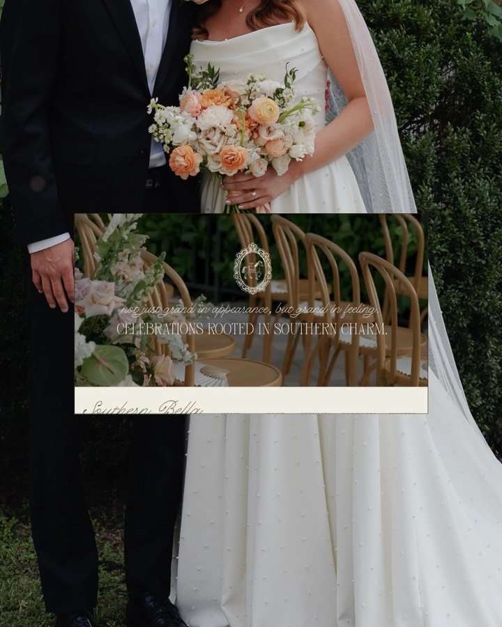Southern Bella Events // website launch 🤍

Not just grand in appearance, but grand in feeling. Celebrations rooted in southern charm.

/ signature brand + web experience /

Working with Bella to bring her beautiful branding by @goldenmadestudio to l