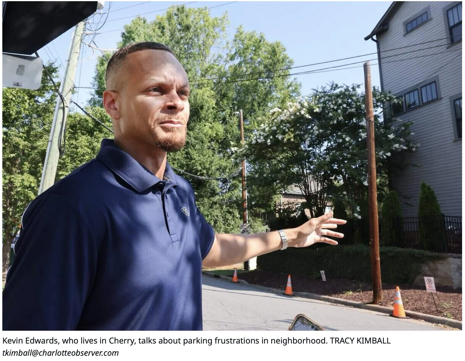 Construction Parking Strains Cherry Neighborhood