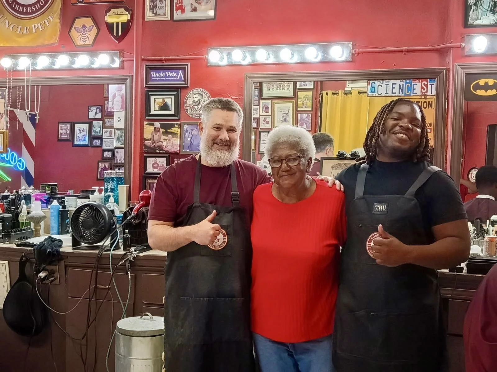 Uncle Pete, Mrs. Dot and Mr. Smalls