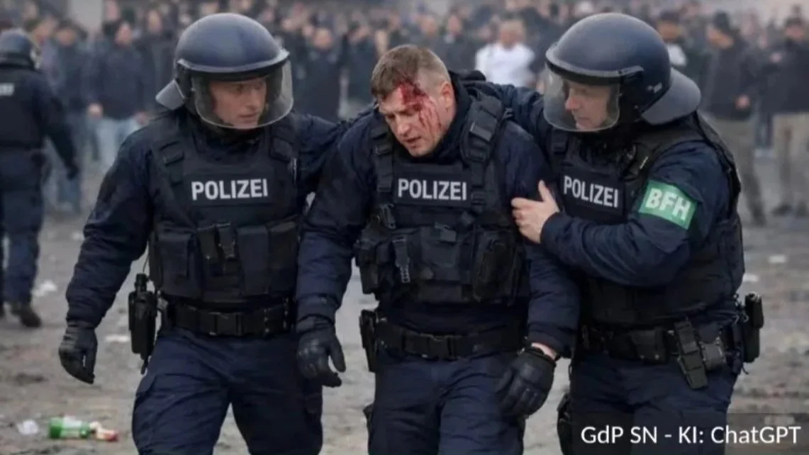 BLAULICHT VOM BOT: POLIZEI NUTZT KI-BILDER | taz