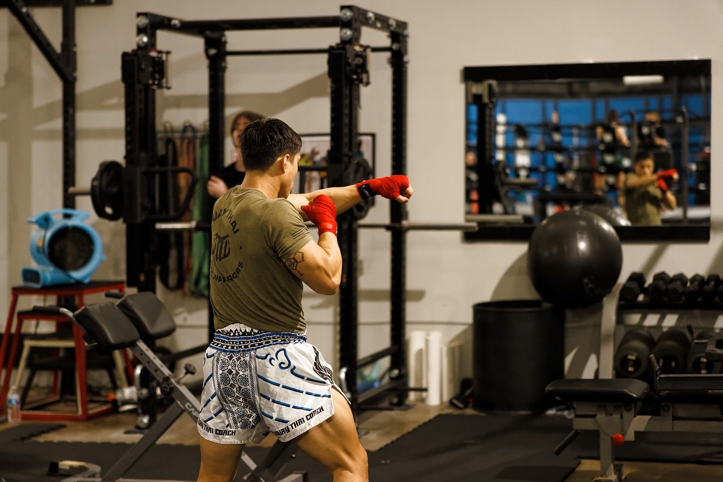 Preparing for his next fight in April, Zach Ignacio of @jaxmuaythai spends no less than 30 minutes just shadow boxing every day.