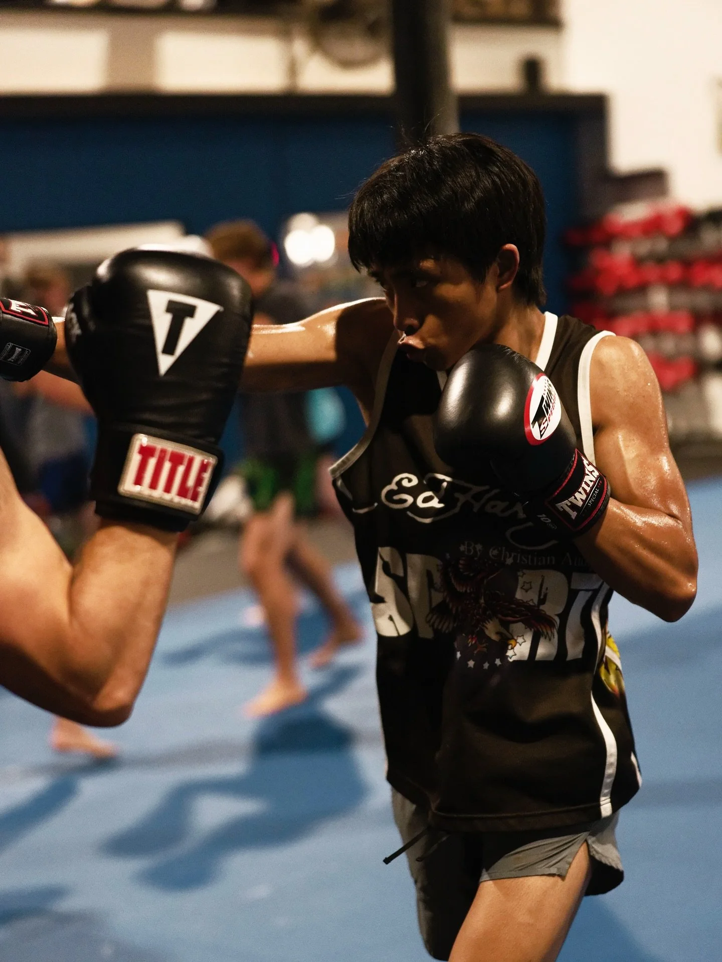 Boxing week and sparring at @jaxmuaythai