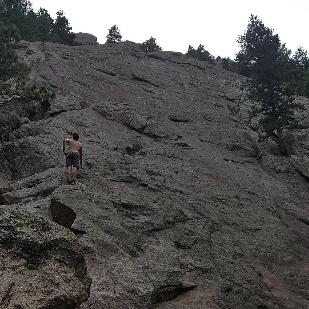 Well I can finally check off scrambling up the 2nd Flat Iron without a rope from the bucket list. I had made attempts before but either rained out or chickened out. Learn something new, conquer your fears, do something you never in a million years wo