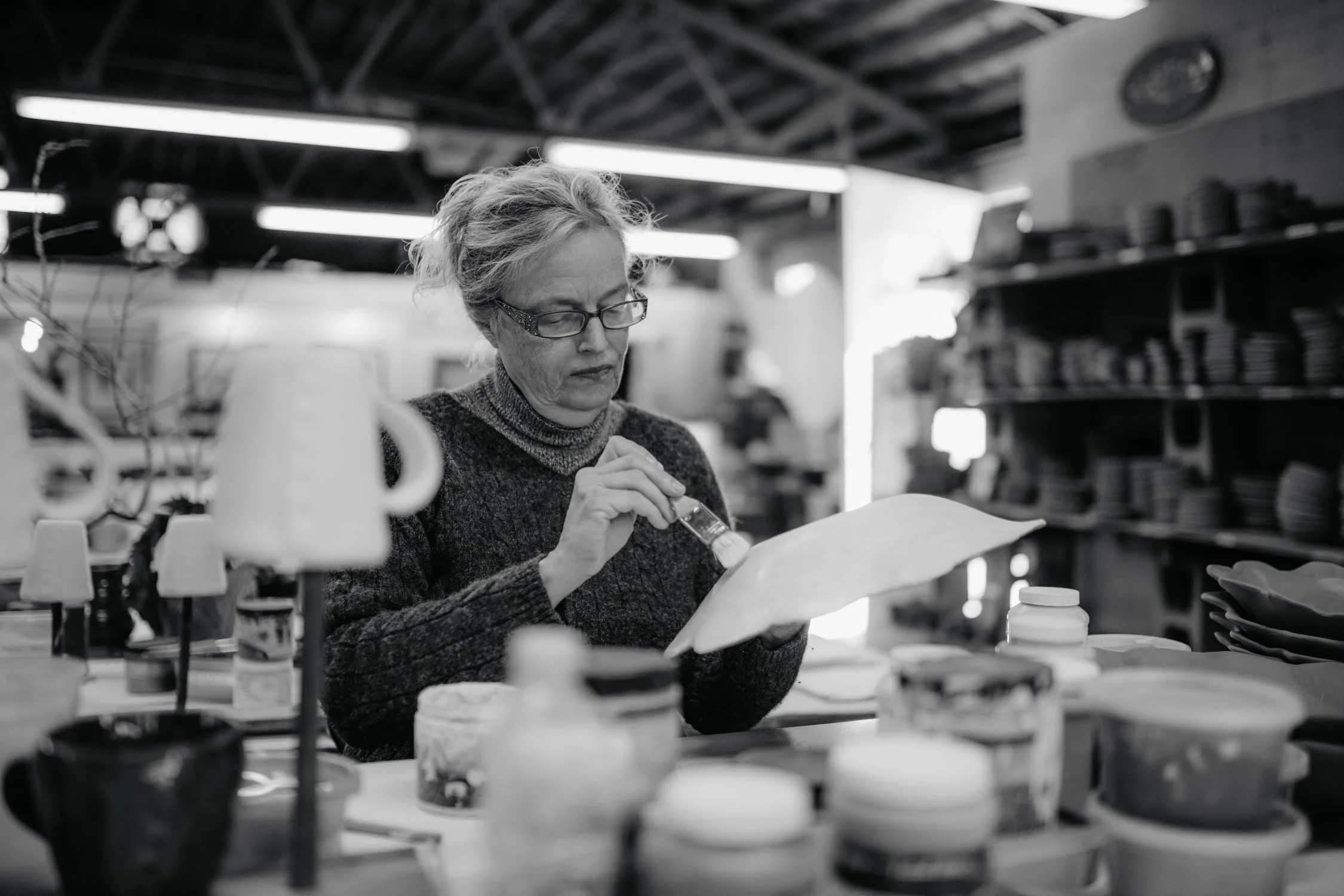 Live Glazing Demonstration in the Gallery - Free!