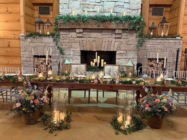 Rustic Head table decor