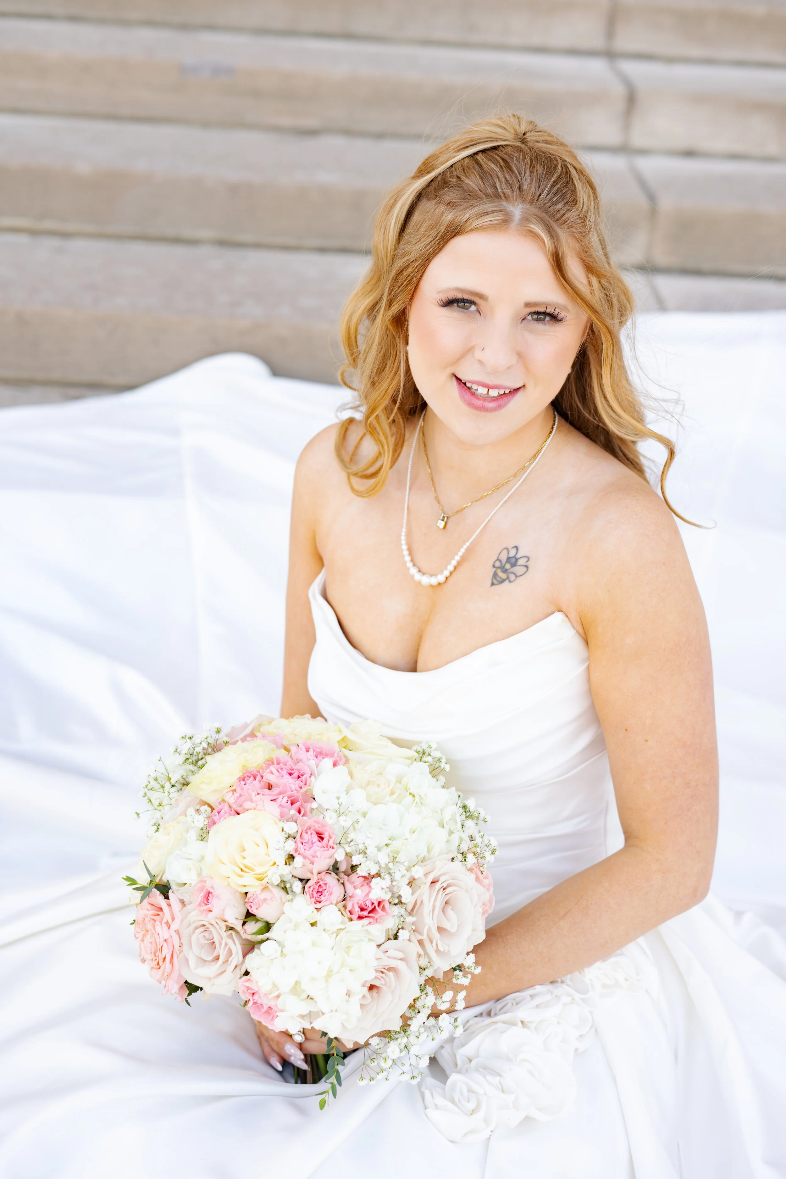 White and Pink Bouquet