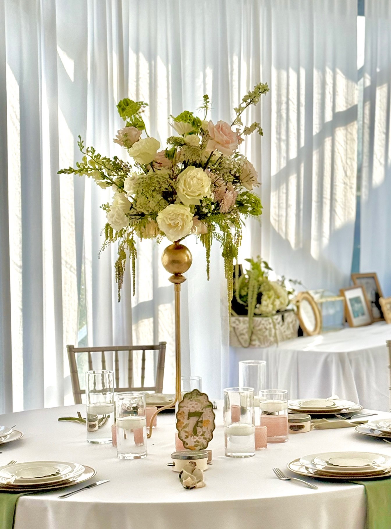 Tall Modern Table Arrangement