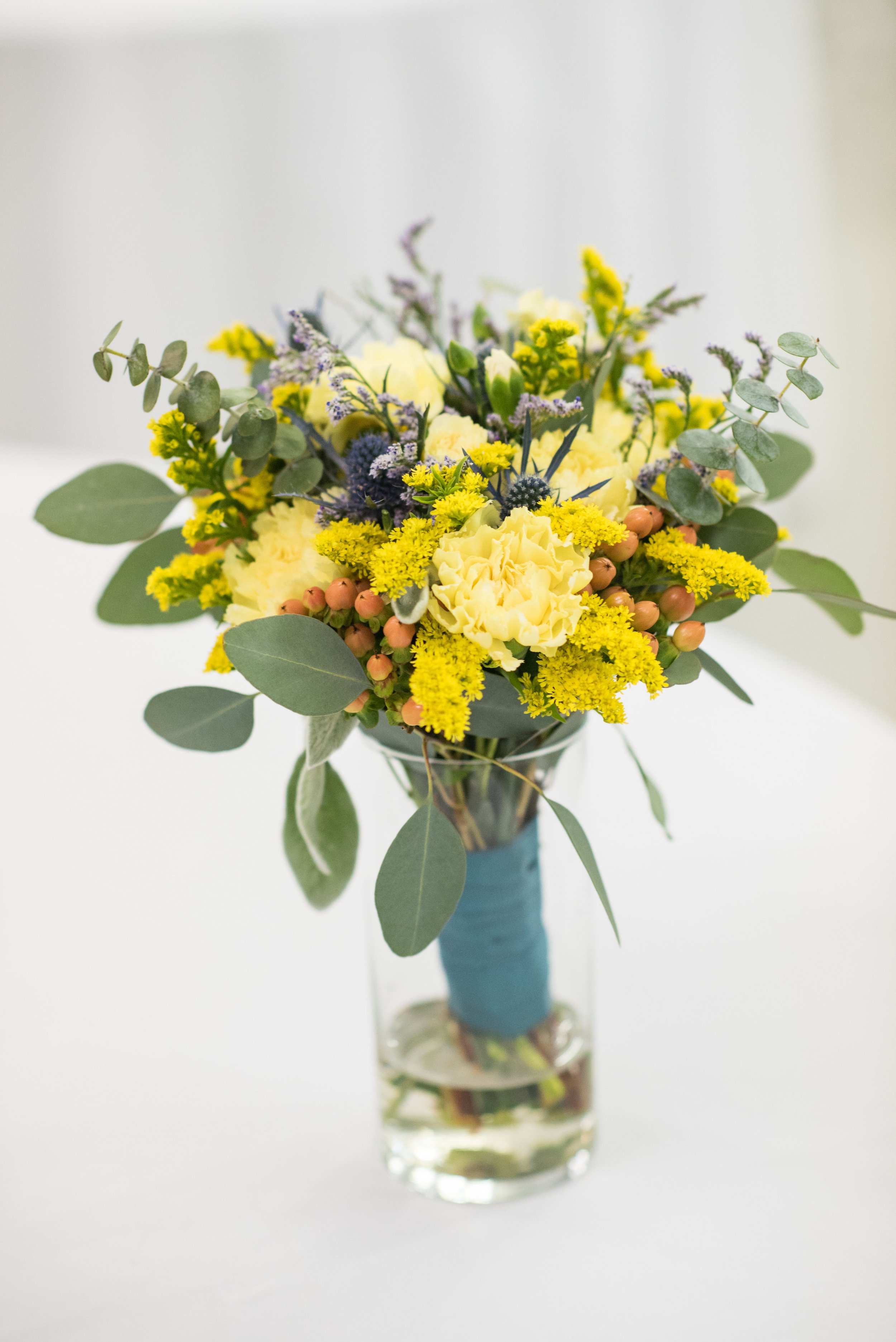 Cheery yellow Maid of Honor Bouquet