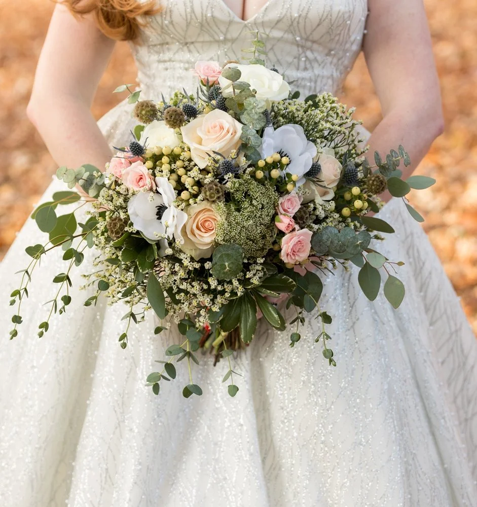Graden style bridal bouquet