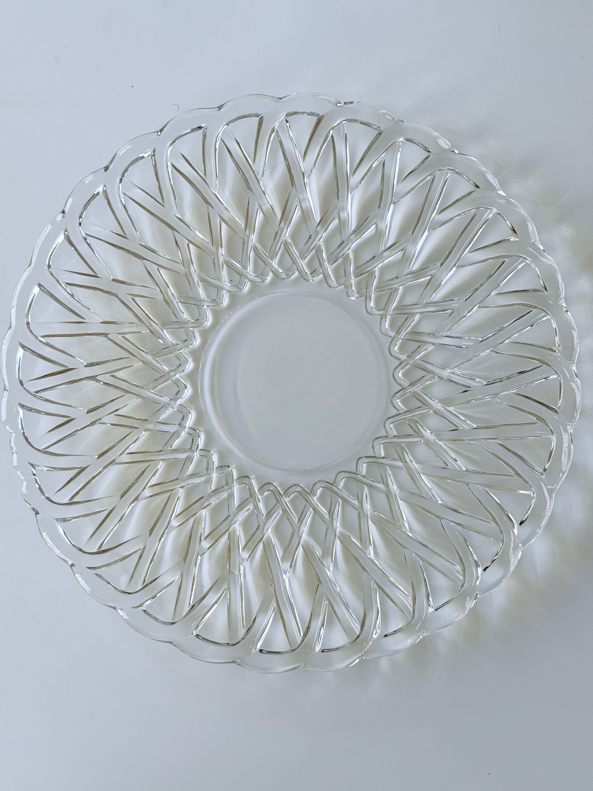 Clear Dinner Plates