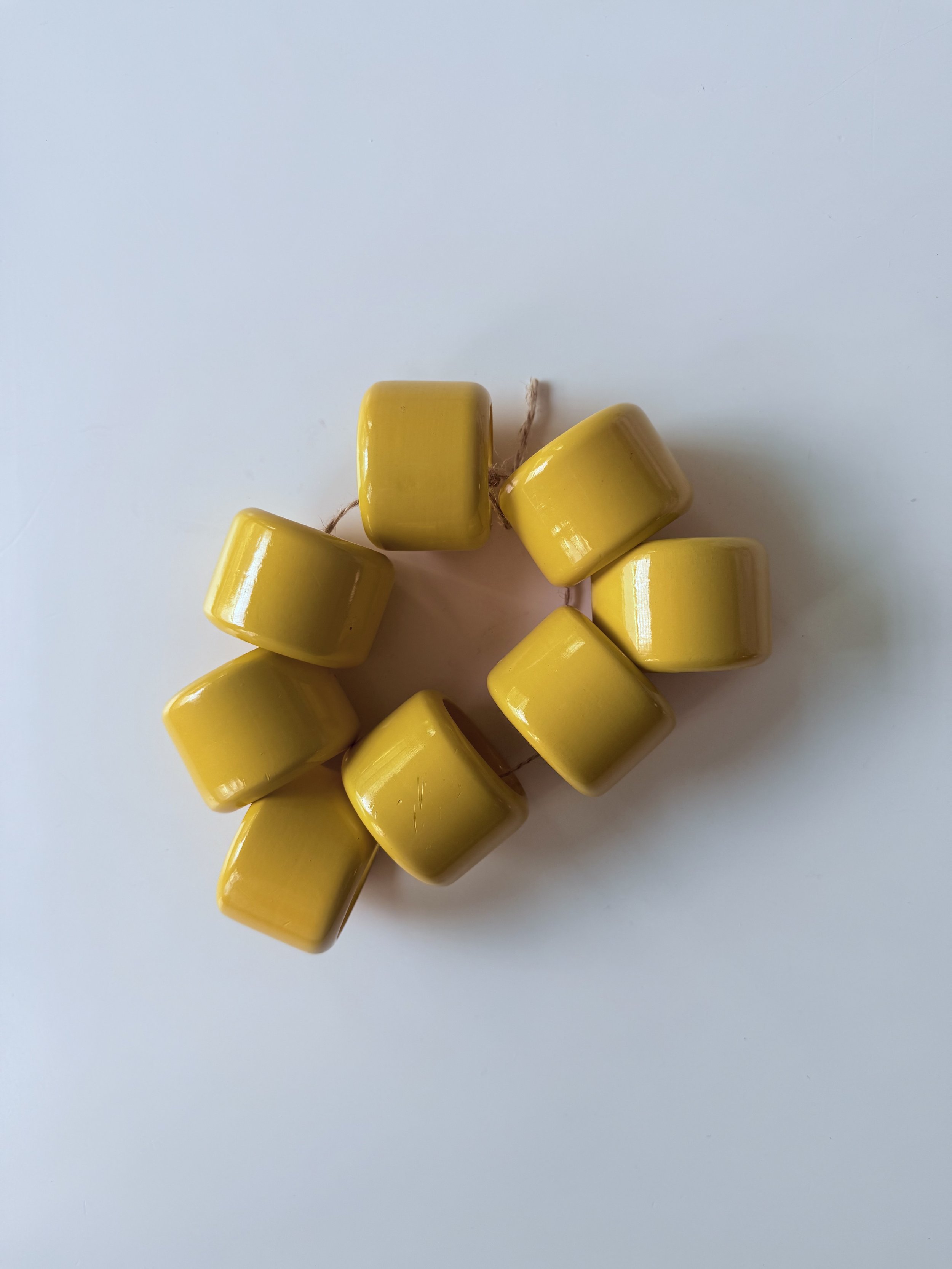 Yellow Napkin Rings