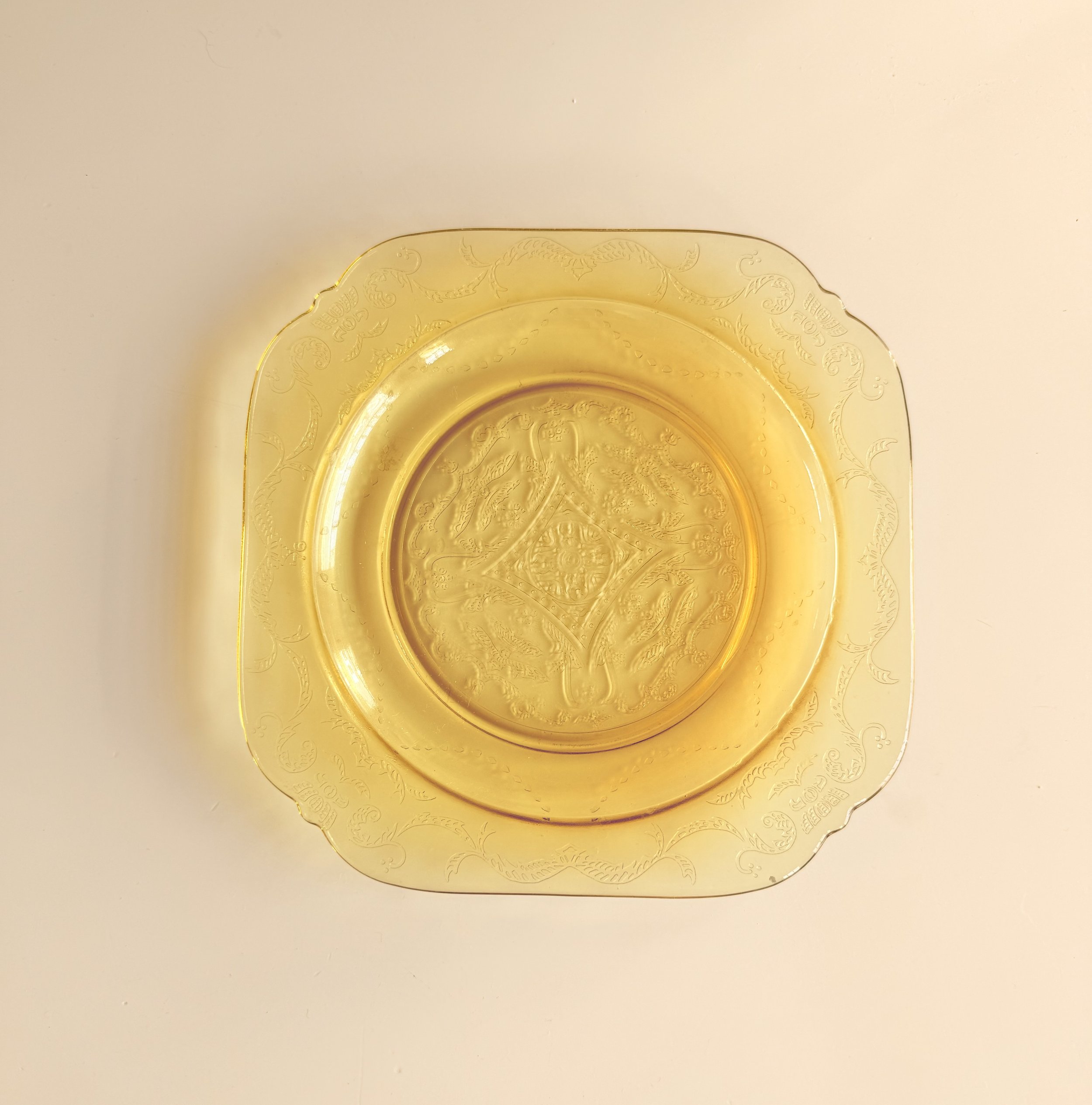 Yellow Salad Plates