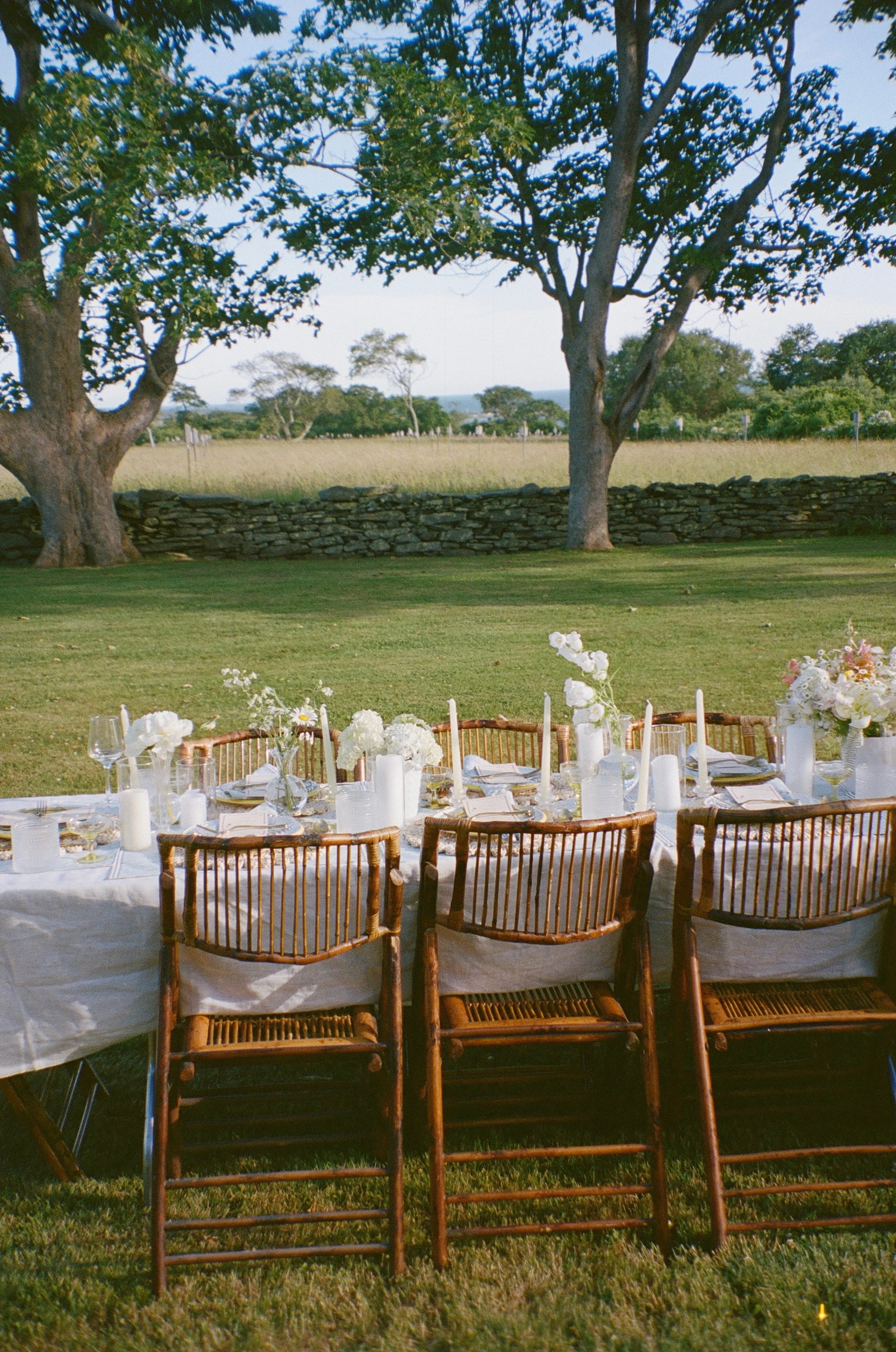 BAMBOO FOLDING CHAIRS