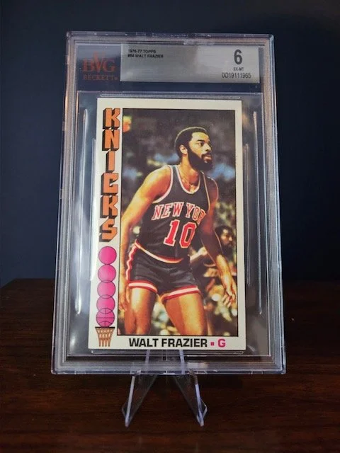 1976-77 Topps #64 Walt Frazier Basketball Card - Beckett Graded 6