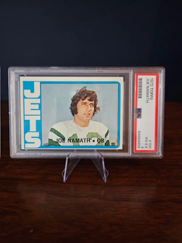 1972 Topps Joe Namath #100 - PSA 4