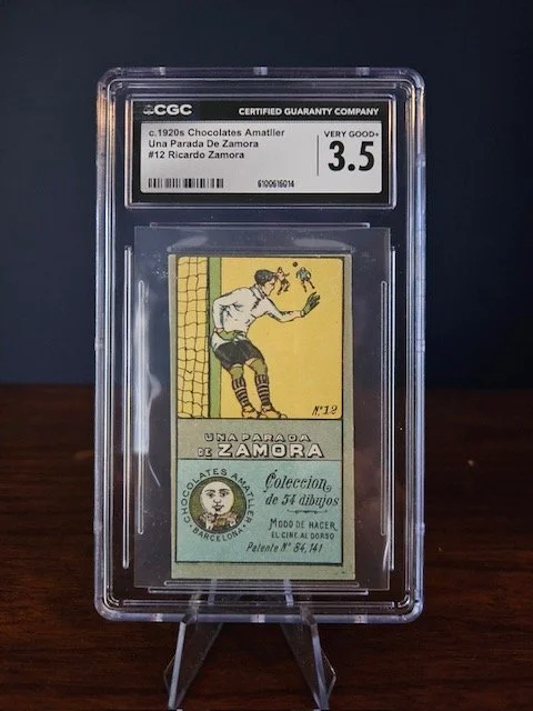 1920s Chocolates Amatller Ricardo Zamora Card - CGC 3.5