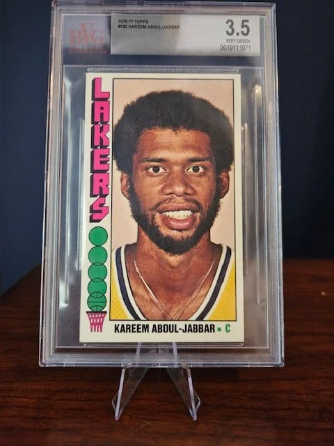 1976-77 Topps #100 Kareem Abdul-Jabbar Beckett 3.5 Collectible Card