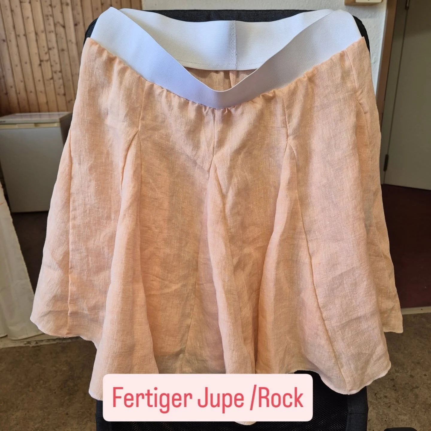 #n&auml;hen #rock #jupe #leinen #diyprojekt #carmensn&auml;hzauber