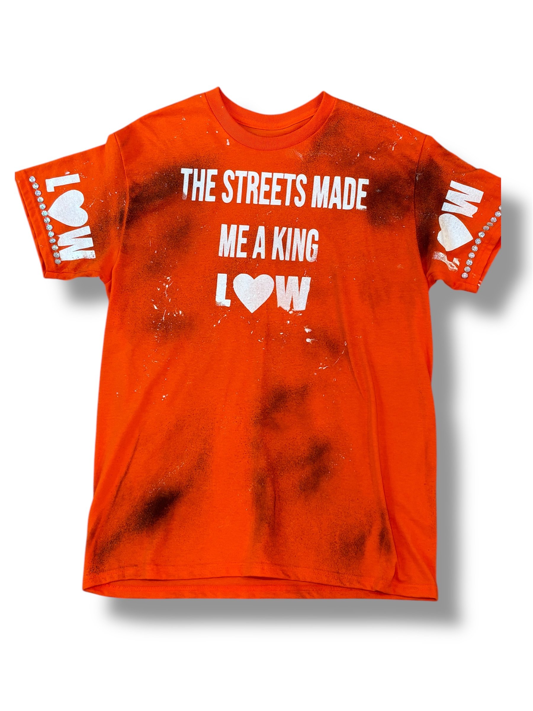 LostHeartz Wrld Streets Made Me A King Tee
