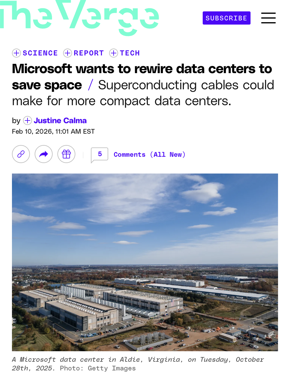 VEIR featured on The Verge