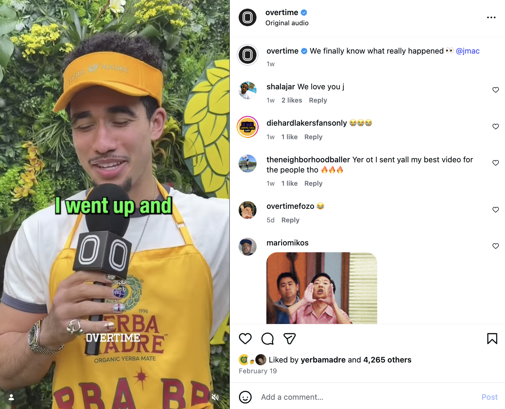 Yerba Madre on Overtime (IG)