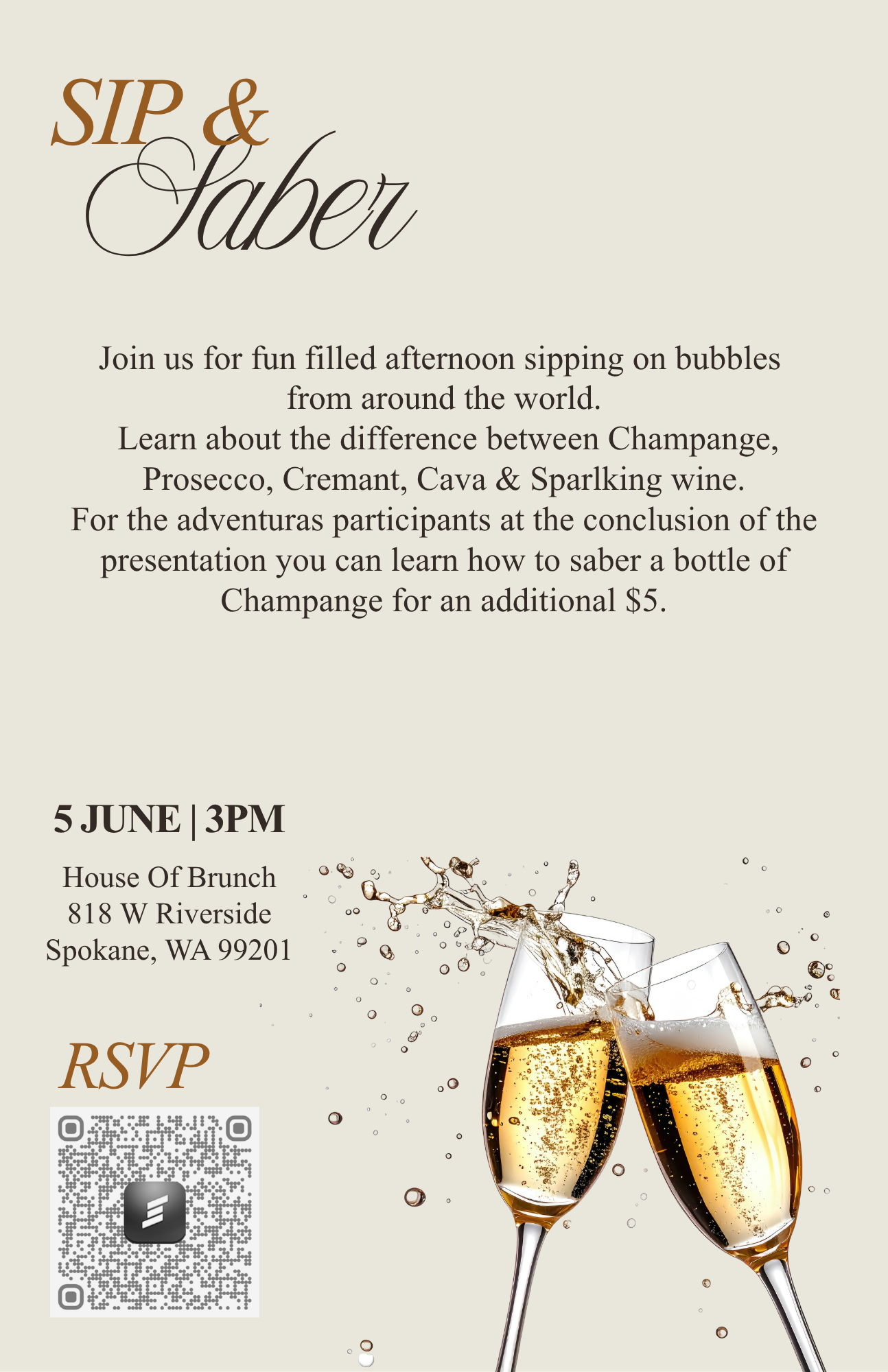Sip and Sabre: The Science of Sparkle