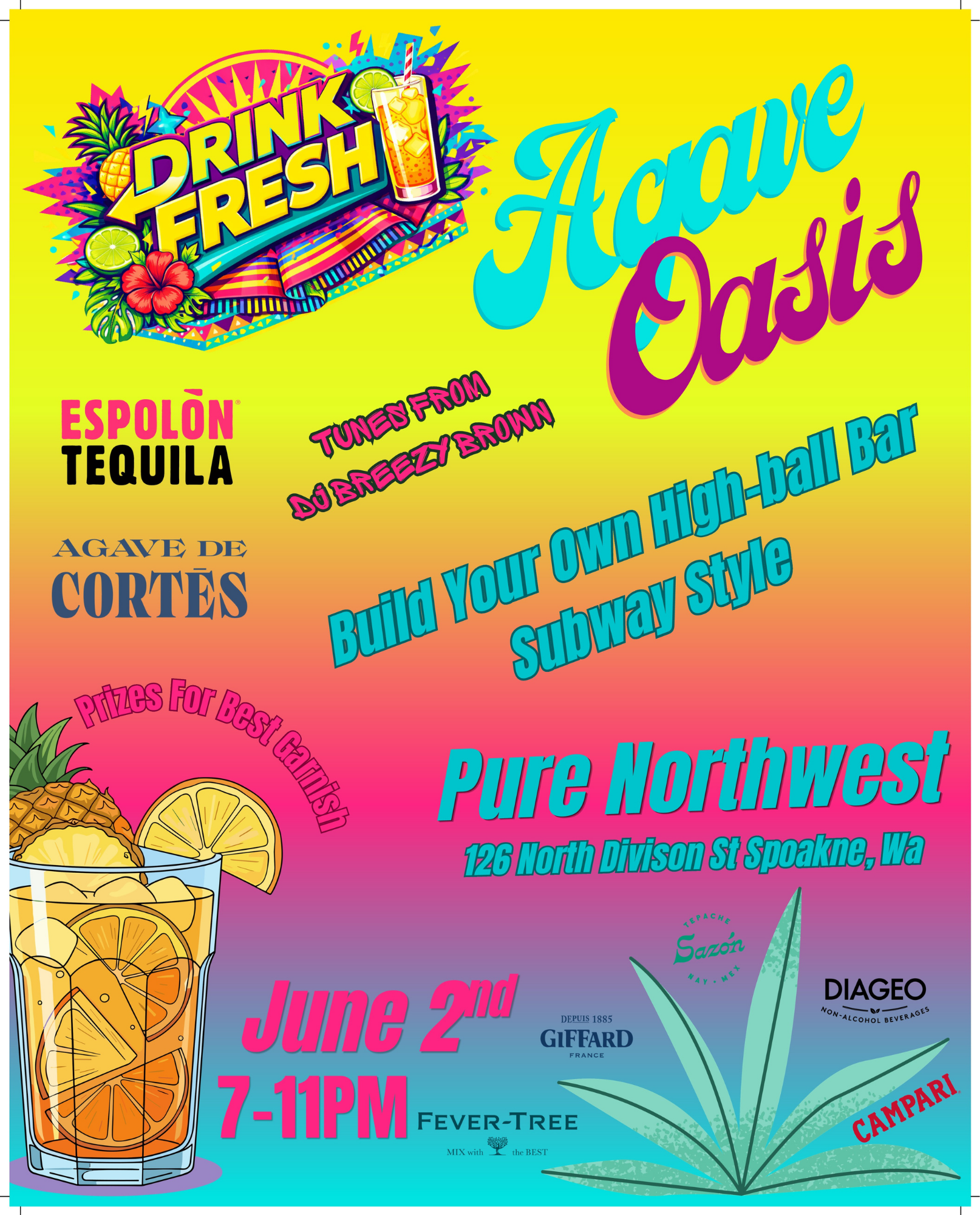Agave Oasis With The Backbar Project and Espolòn
