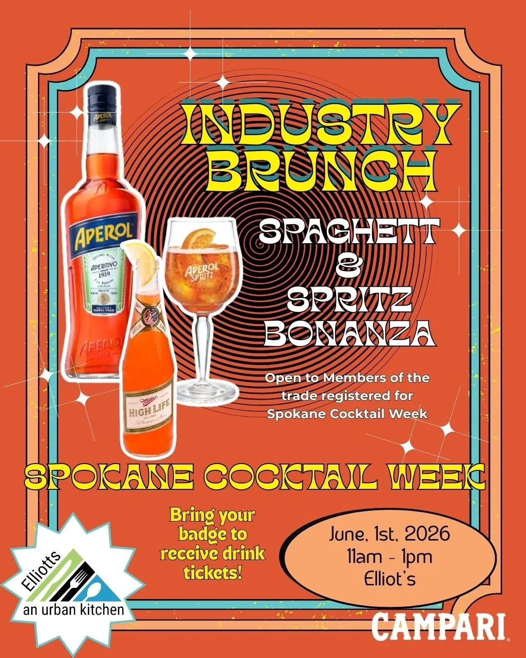 MHL &amp; Campari Spaghett Bar