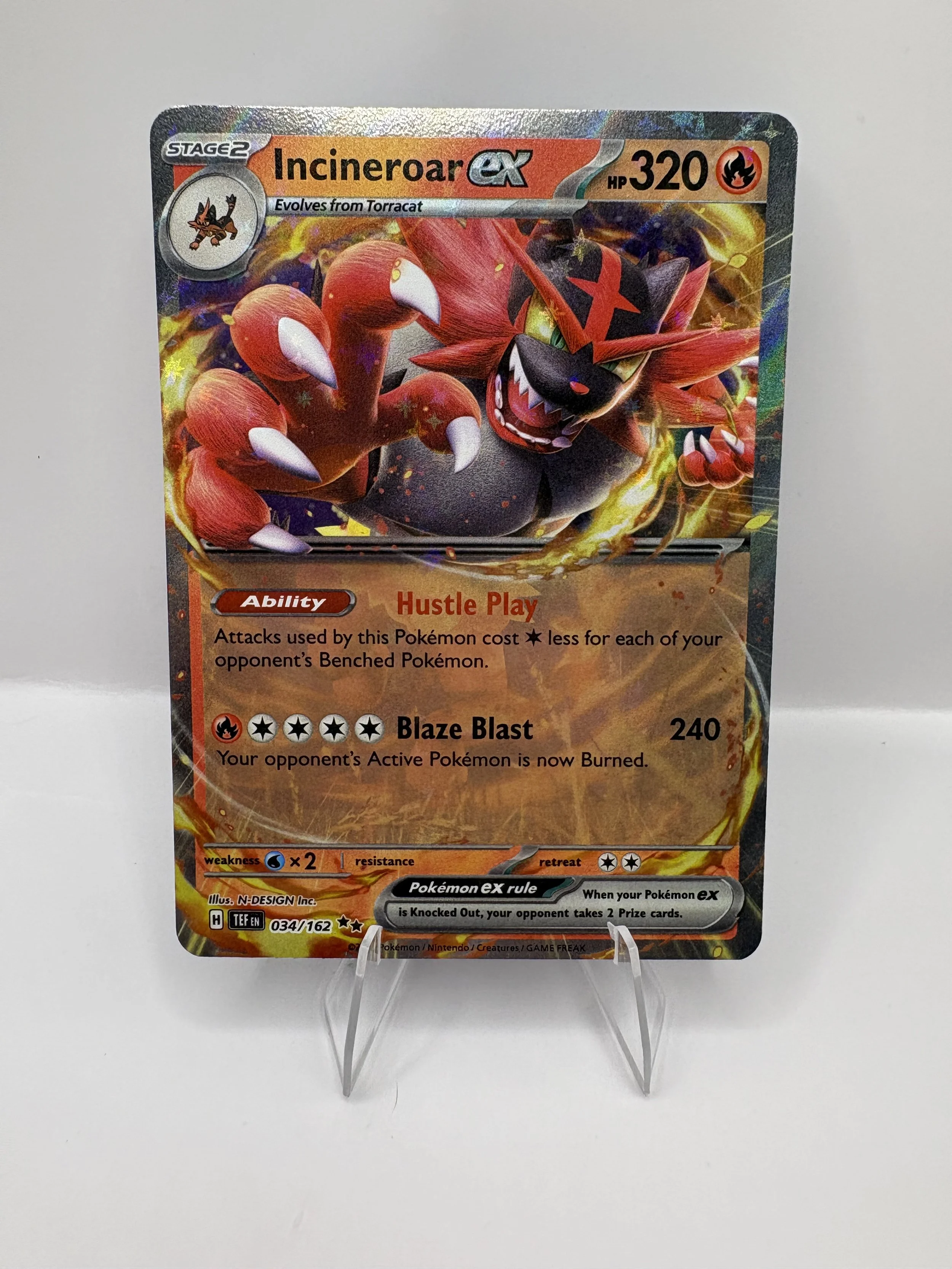 Incineroar Ex #34