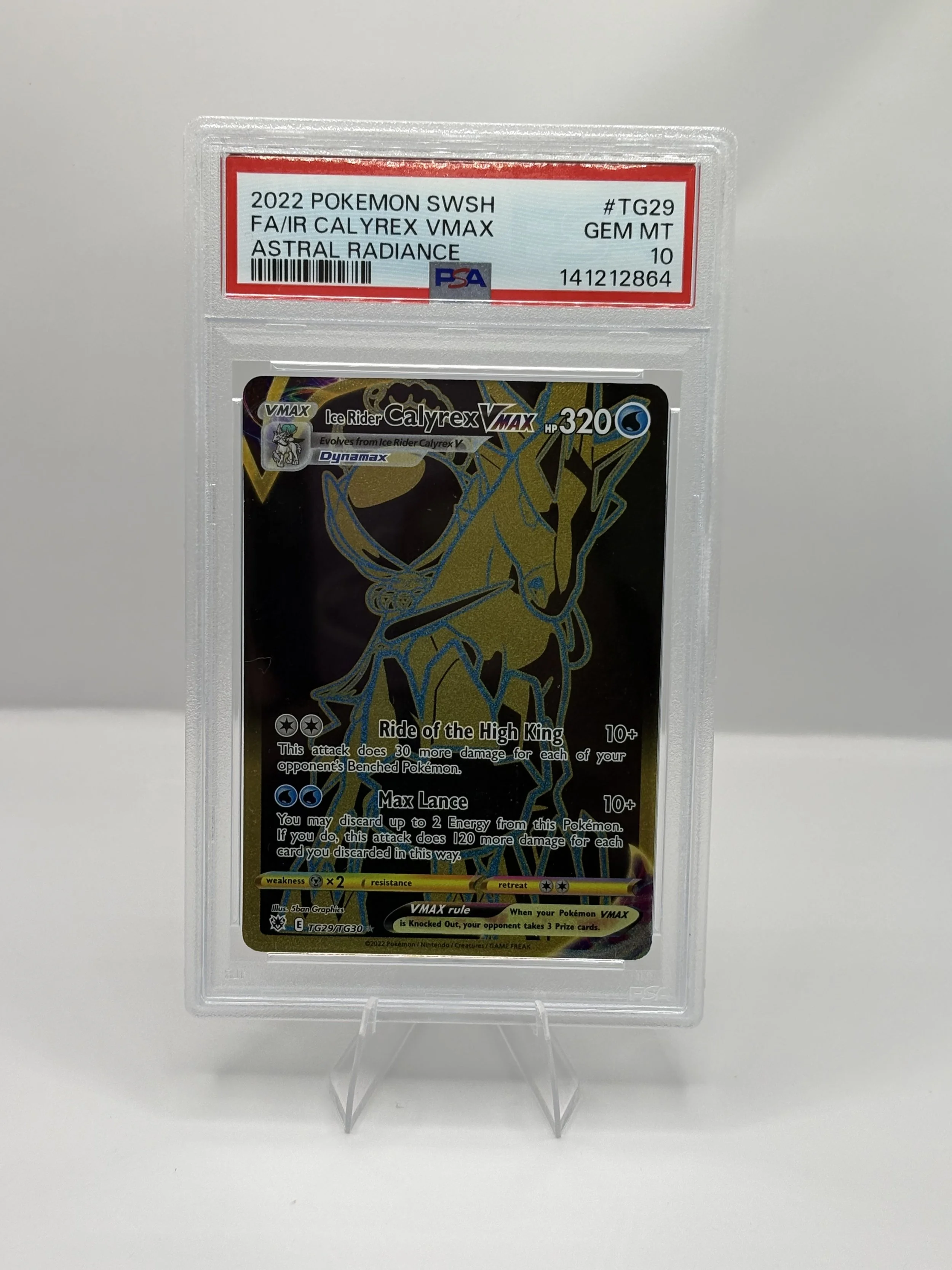 Ice Rider Calyrex VMAX #TG29 [PSA 10]