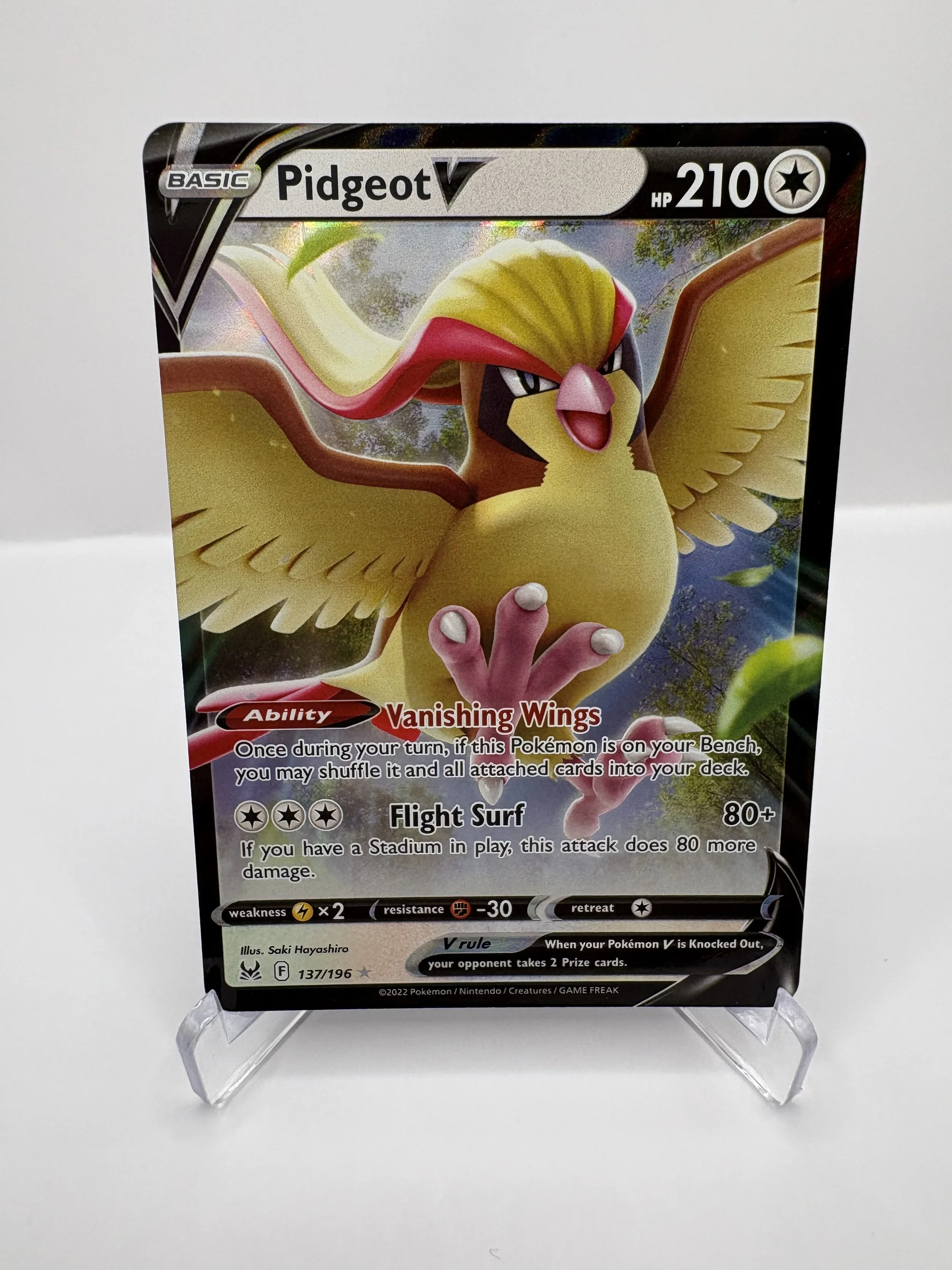 Pidgeot V #137