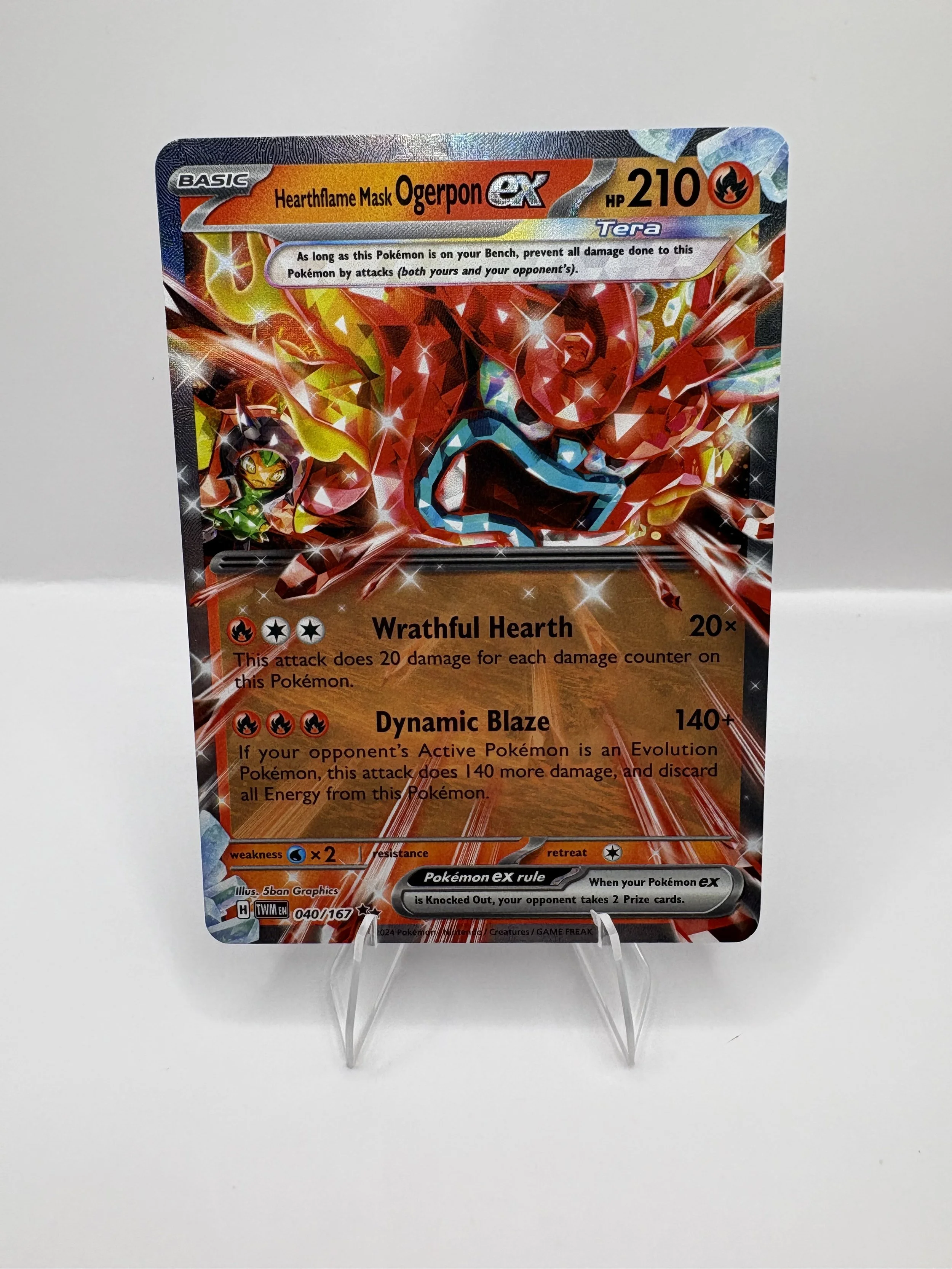 Hearthflame Mask Ogerpon Ex #40