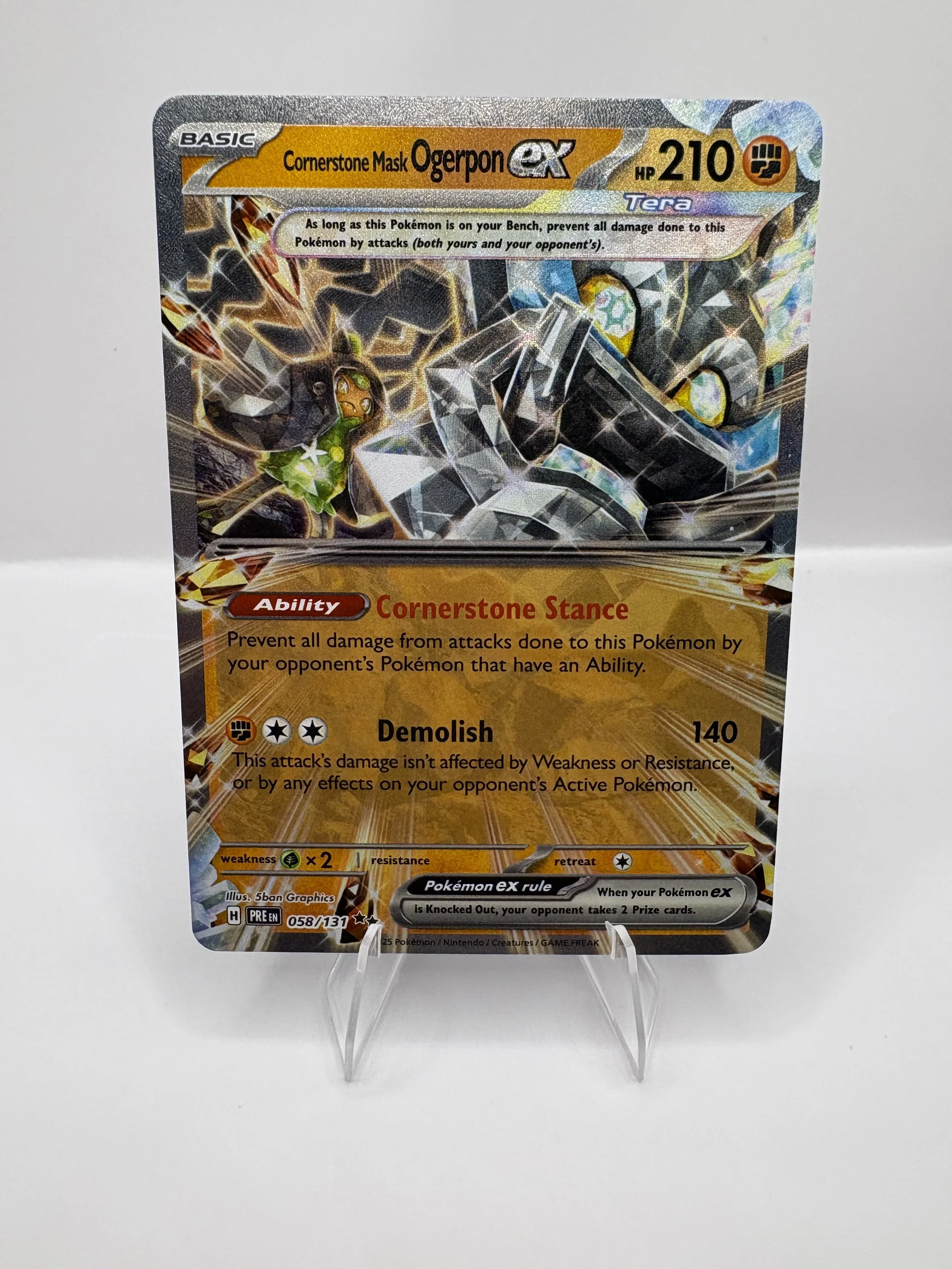 Cornerstone Mask Ogerpon Ex #58